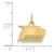 10K Yellow Gold Georgia Southern University X-Small Pendant by LogoArt 1Y020GSU