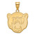 Image of 10K Yellow Gold Baylor University Large Pendant by LogoArt (1Y025BU)