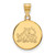 Image of 10K Yellow Gold Texas Christian University Medium Disc Pendant LogoArt 1Y040TCU
