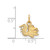 Image of 10K Yellow Gold University of South Carolina X-Small Pendant by LogoArt 1Y043USO