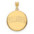 Image of 10K Yellow Gold Villanova University Large Disc Pendant by LogoArt (1Y044VIL)