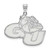 Image of 14K White Gold Gonzaga University XL Pendant by LogoArt