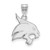 Image of 14K White Gold Texas State University Large Pendant by LogoArt