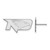 Image of 14K White Gold University of North Dakota Small Post Earrings by LogoArt