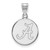 Image of 14K White Gold University of Alabama Medium Disc Pendant by LogoArt (4W039UAL) Image of 14K White Gold University of Alabama Medium Disc Pendant by LogoArt (4W039UAL)