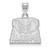 Image of 14K White Gold University of Alabama Small Pendant by LogoArt (4W061UAL) Image of 14K White Gold University of Alabama Small Pendant by LogoArt (4W061UAL)