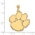 Image of 14K Yellow Gold Clemson University XL Pendant by LogoArt