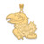 Image of 14K Yellow Gold University of Kansas XL Pendant by LogoArt