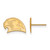 14K Yellow Gold Miami University X-Small Post Earrings by LogoArt (4Y026MU)