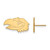 14K Yellow Gold University of Kansas Small Post Earrings by LogoArt (4Y046UKS)