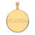 Image of 14K Yellow Gold University of Oklahoma XL Disc Pendant by LogoArt (4Y057UOK)