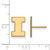 Image of Gold Plated 925 Silver University of Illinois Sm Post LogoArt Earrings GP009UIL Image of Gold Plated 925 Silver University of Illinois Sm Post LogoArt Earrings GP009UIL