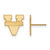 Image of Gold Plated 925 Silver University of Virginia Sm Post LogoArt Earrings GP009UVA Image of Gold Plated 925 Silver University of Virginia Sm Post LogoArt Earrings GP009UVA