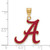 Image of Gold Plated Sterling Silver University of Alabama Large Enamel LogoArt Pendant Image of Gold Plated Sterling Silver University of Alabama Large Enamel LogoArt Pendant