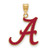 Image of Gold Plated Sterling Silver University of Alabama Large Enamel LogoArt Pendant Image of Gold Plated Sterling Silver University of Alabama Large Enamel LogoArt Pendant
