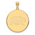 Gold Plated Silver University of California Berkeley XL Pendant LogoArt GP044UCB