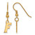 Gold Plated 925 Silver University of Florida XSmall Earrings LogoArt GP063UFL