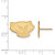 Image of Gold Plated 925 Silver University of Wisconsin Sm Post LogoArt Earrings GP065UWI Image of Gold Plated 925 Silver University of Wisconsin Sm Post LogoArt Earrings GP065UWI