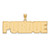 Image of Gold Plated Sterling Silver Purdue Large Pendant by LogoArt (GP068PU) Image of Gold Plated Sterling Silver Purdue Large Pendant by LogoArt (GP068PU)
