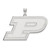 Sterling Silver Purdue XL Pendant by LogoArt (SS005PU)