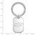 Image of Sterling Silver Oklahoma State University Key Chain by LogoArt