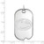 Image of Sterling Silver Penn State University Large Dog Tag by LogoArt