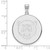 Image of Sterling Silver Baylor University XL Disc Pendant by LogoArt (SS046BU)