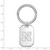 Image of Sterling Silver University of Nebraska Key Chain by LogoArt Image of Sterling Silver University of Nebraska Key Chain by LogoArt