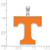 Image of Sterling Silver University of Tennessee XL Enamel Pendant by LogoArt