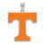 Image of Sterling Silver University of Tennessee XL Enamel Pendant by LogoArt