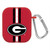 Image of Georgia Bulldogs HD Compatible with Apple AirPods Gen 1&2 Case Cover - Stripes