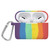 Image of Washington State Cougars Engraved Compatible with Apple AirPods Pro Case Cover (Rainbow)