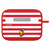 Image of Peanuts Patriotic HDX Case Cover Compatible with Apple AirPods Pro 1 & 2 (Stars & Stripes)