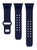 Penn State Nittany Lions Engraved Silicone Sport Compatible with Apple Watch Band - Navy Blue