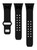 Michigan Wolverines Engraved Silicone Sport Compatible with Apple Watch Band - Black