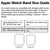 Arkansas Razorbacks Leather Compatible with Apple Watchband - Black