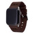 Image of Mississippi Ole Miss Rebels Leather Compatible with Apple Watchband - Brown
