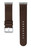 Wisconsin Badgers Premium Leather Watch Band Compatible with Fitbit Versa 3 and Sense - Brown
