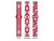 Image of Indiana Hoosiers HD Watch Band Compatible with Fitbit Versa 3 and Sense - Stripes