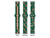 Image of Miami Hurricanes HD Watch Band Compatible with Fitbit Versa 3 and Sense - Repeating