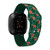 Image of Miami Hurricanes HD Watch Band Compatible with Fitbit Versa 3 and Sense - Repeating