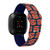 Syracuse Orange HD Watch Band Compatible with Fitbit Versa 3 and Sense - Repeating