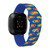 Image of Kansas Jayhawks HD Watch Band Compatible with Fitbit Versa 3 and Sense - Repeating