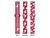 Image of Washington State Cougars HD Watch Band Compatible with Fitbit Versa 3 and Sense - Repeating