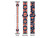 Image of Auburn Tigers HD Watch Band Compatible with Fitbit Versa 3 and Sense - Repeating
