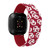 Image of Oklahoma Sooners HD Watch Band Compatible with Fitbit Versa 3 and Sense - Repeating
