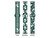 Image of Michigan State Spartans HD Watch Band Compatible with Fitbit Versa 3 and Sense - Random Pattern