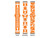 Image of Tennessee Volunteers HD Watch Band Compatible with Fitbit Versa 3 and Sense - Random Pattern