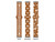 Image of Texas Longhorns HD Watch Band Compatible with Fitbit Versa 3 and Sense - Random Pattern