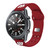 Image of Wisconsin Badgers Silicone Watch Band Compatible with Samsung & More - Crimson